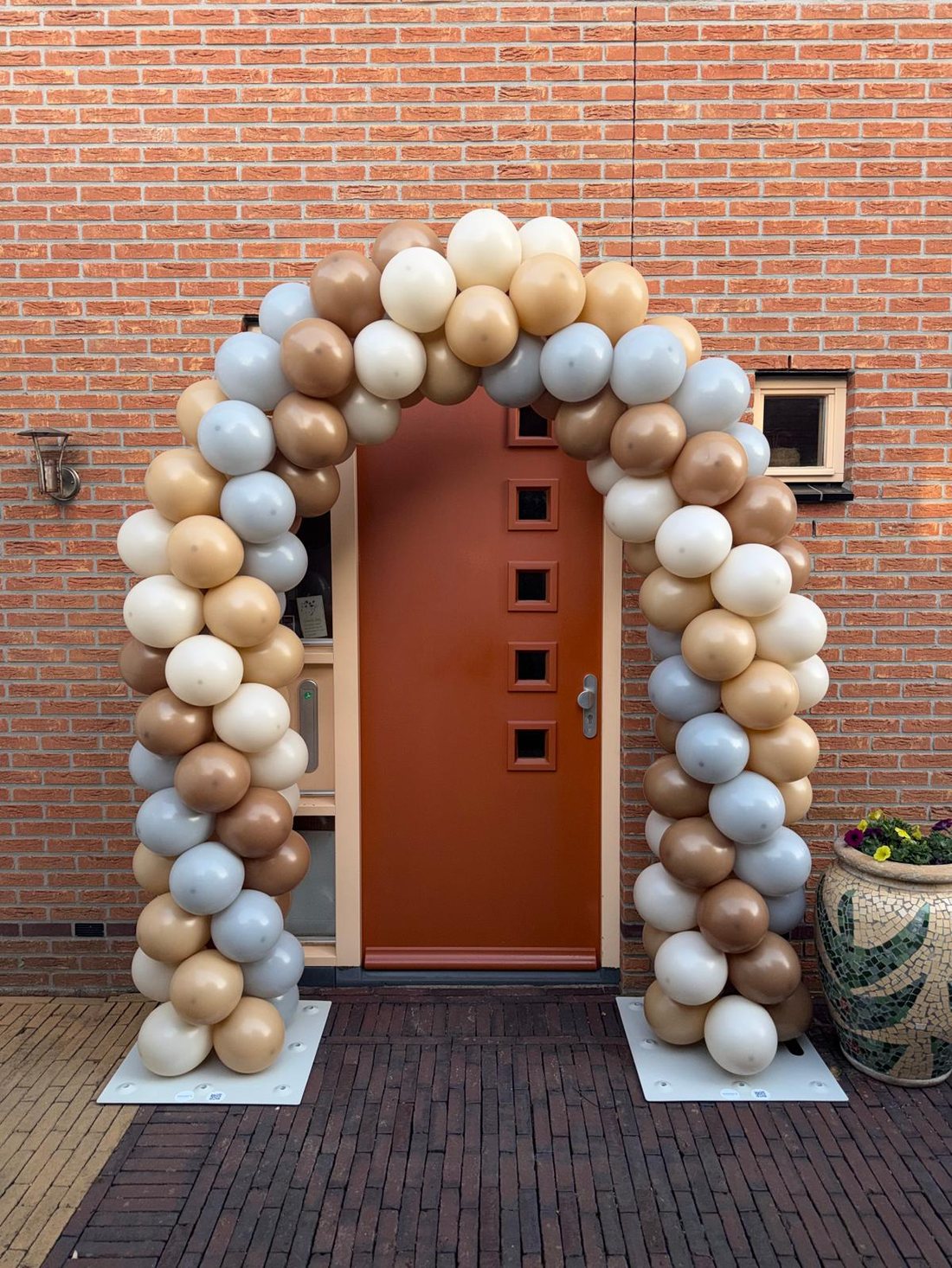 Ballonnenboog enkele deur sfeerfoto 1